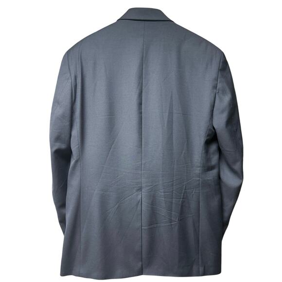 Michael Kors 100% Wool Size 42R Navy Blue Blazer Suit Jacket 2 Button Macy’s - Picture 2 of 7